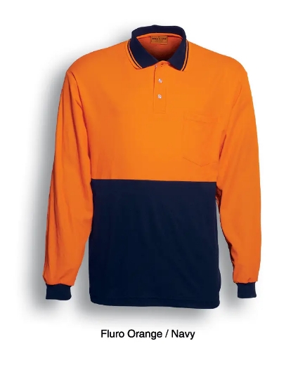 Picture of Bocini, Hi-Vis Back Polo L/S